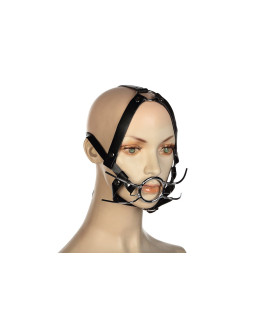 Сбруя на голову с кляпом кольцо-паук NO TABOO - No Taboo