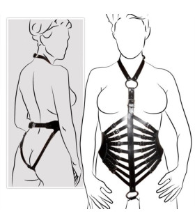 Сбруя на тело ZADO L/XL - No Taboo