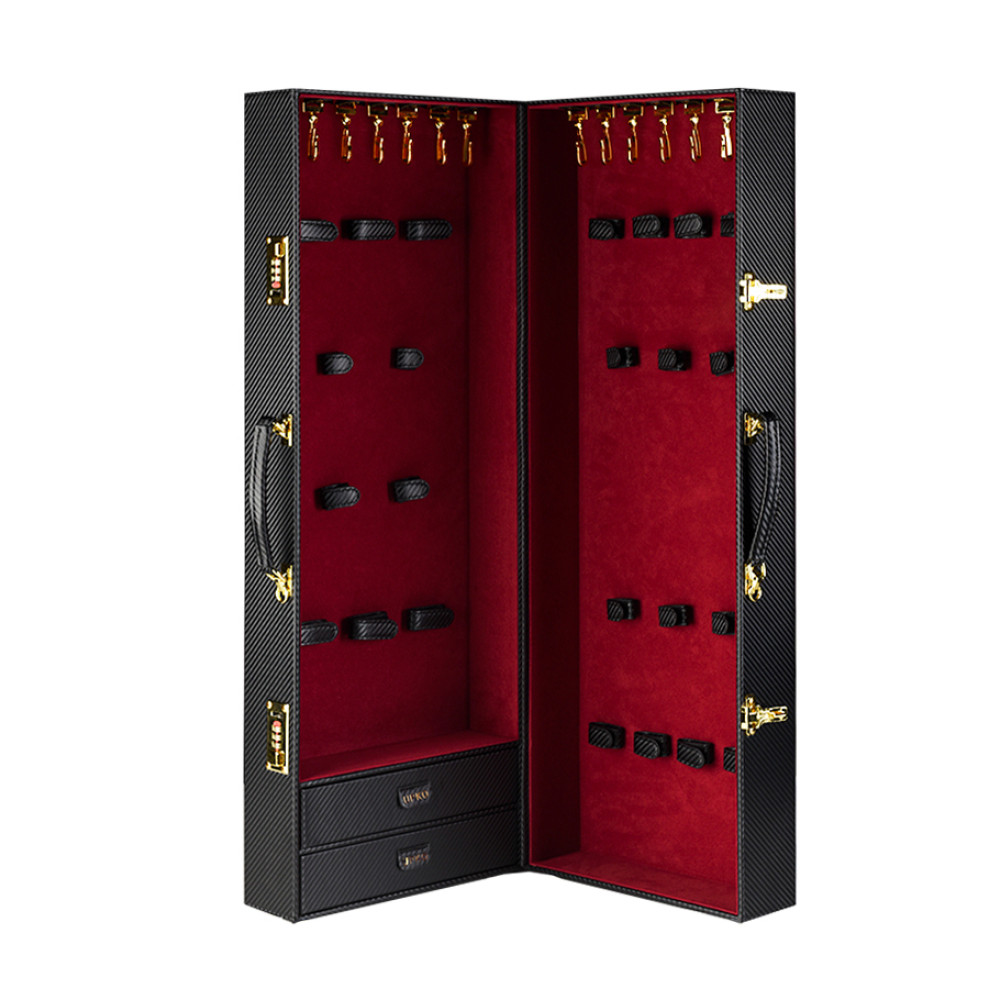 Шкаф-чемодан для БДСМ UPKO Sade Trunk девайсов, итальянская кожа, черный (34768), zoom