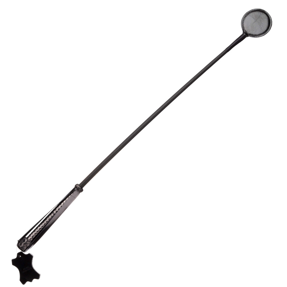 Стек с круглым наконечником из кожи теленка, Голландия ручная работа (35111), zoom