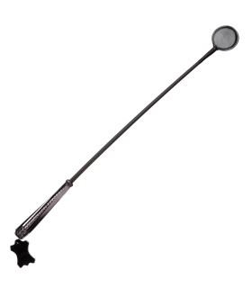 Стек з круглим наконечником зі шкіри теляти, Голландія ручна робота - No Taboo