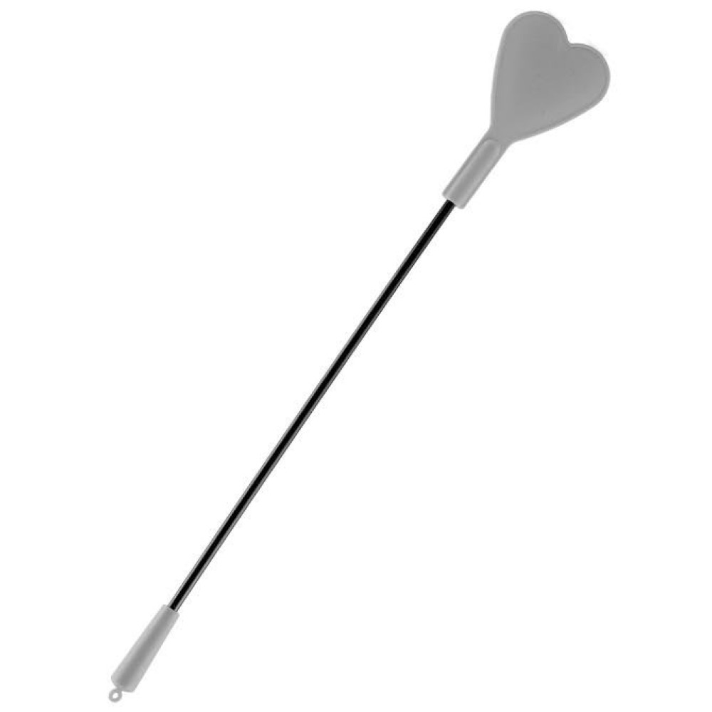 Стек 100% медицинский силикон сердце серое NO TABOO (25518), zoom