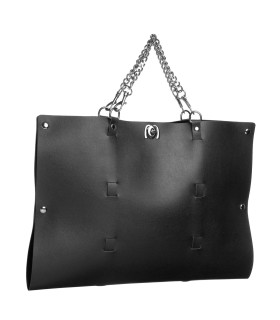 Стильный бондажный набор в сумочке, черный, замкожа - No Taboo