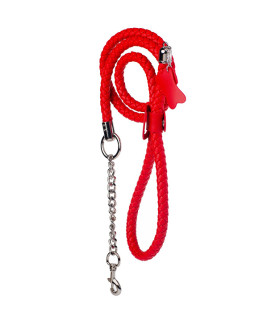 Стильный бондажный набор в сумочке красный, кожзам - No Taboo