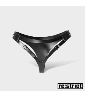 Трусики из кожи Dominus RESTRICT (матовые) - No Taboo