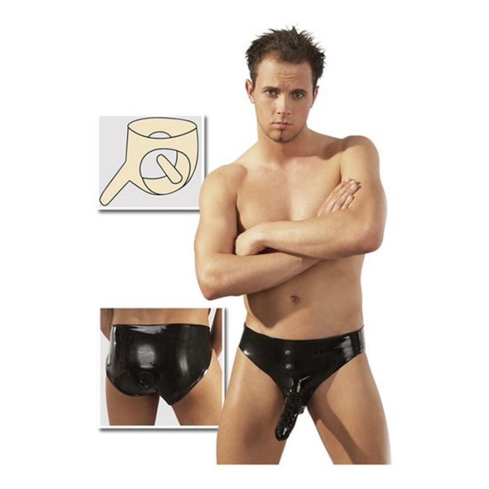 Трусы латекс с чехлом M/L (27554), zoom