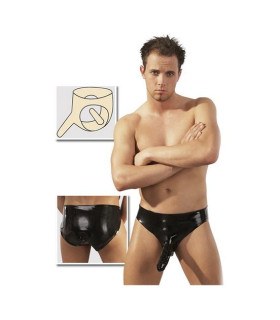 Трусы латекс с чехлом M/L - No Taboo