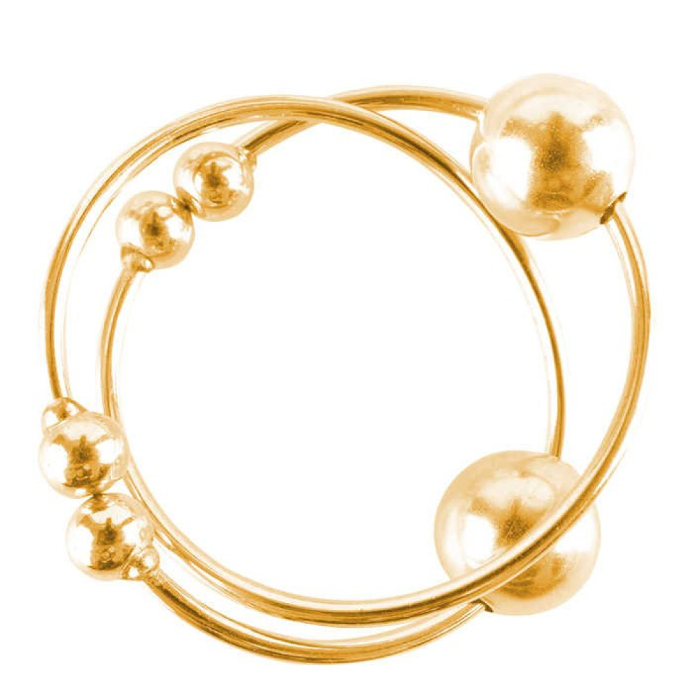Украшение на соски Gold Nipple Bull Rings (28646), zoom