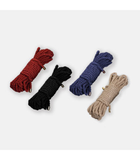 Веревка для бондажа UPKO Restraint Bondage Rope, черная, 10 м - No Taboo