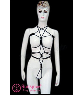 Веревка для шибари черная - No Taboo