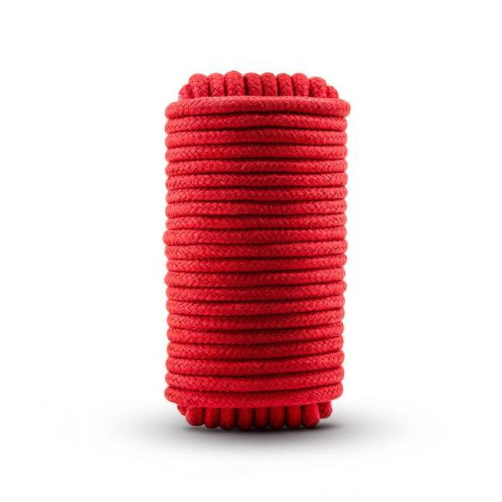 Веревка для шибари хлопковая красная Temptasia 10 м (32356), zoom