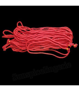 Веревка для шибари красная - No Taboo