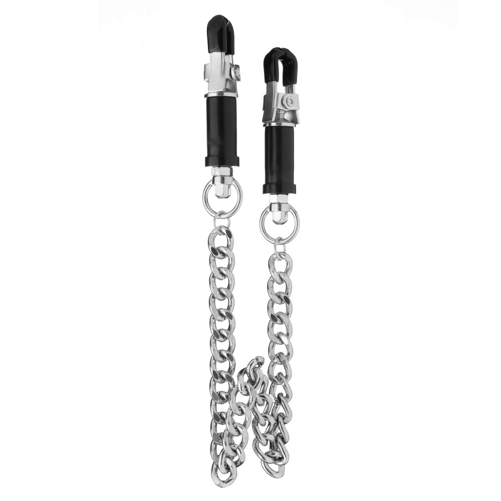 Зажимы для сосков с грузиками на цепочке NO TABOO (32985), zoom