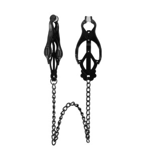 Зажимы на соски "клеверы" черные NO TABOO - No Taboo