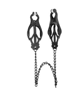 Зажимы на соски "клеверы" черные NO TABOO - No Taboo