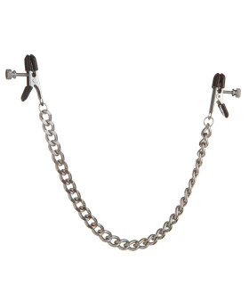 Зажимы на соски плоские с цепью NO TABOO - No Taboo