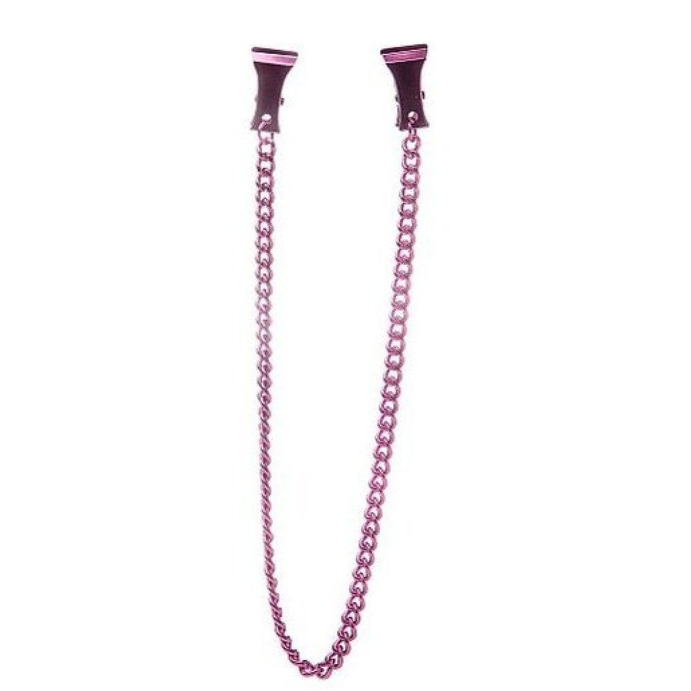 Зажимы на соски розовые OUTCH Pinch Nipple Clamps NO TABOO (21325), zoom