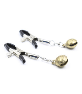 Зажимы на соски с колокольчиками NO TABOO - No Taboo