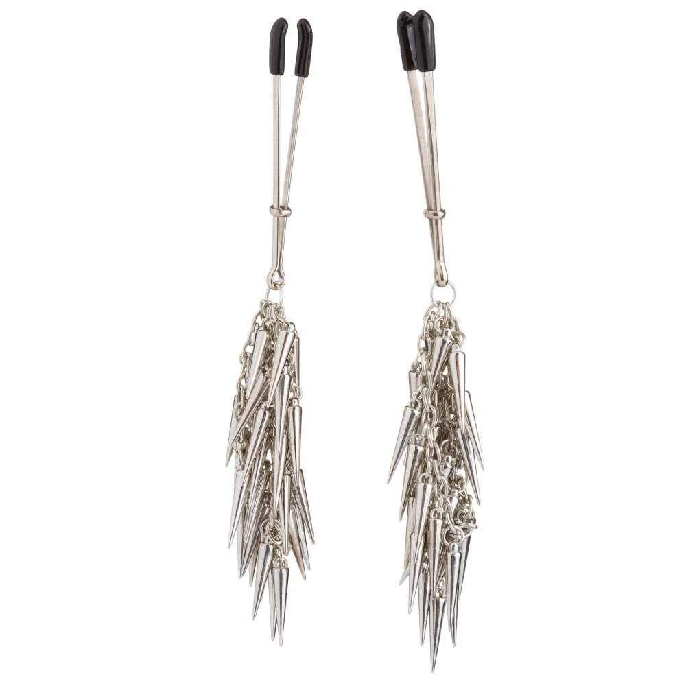 Зажимы на соски в виде пинцета с шипами NO TABOO (32982), zoom