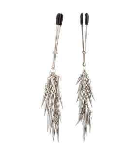 Зажимы на соски в виде пинцета с шипами NO TABOO - No Taboo