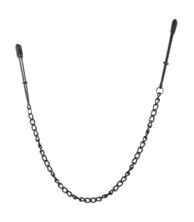 Зажимы-пинцеты на соски с черной цепочкой NO TABOO - No Taboo