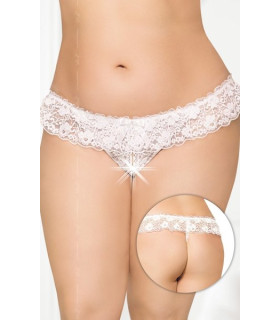 Женские стринги кружевные с доступом XL-XXXL - No Taboo