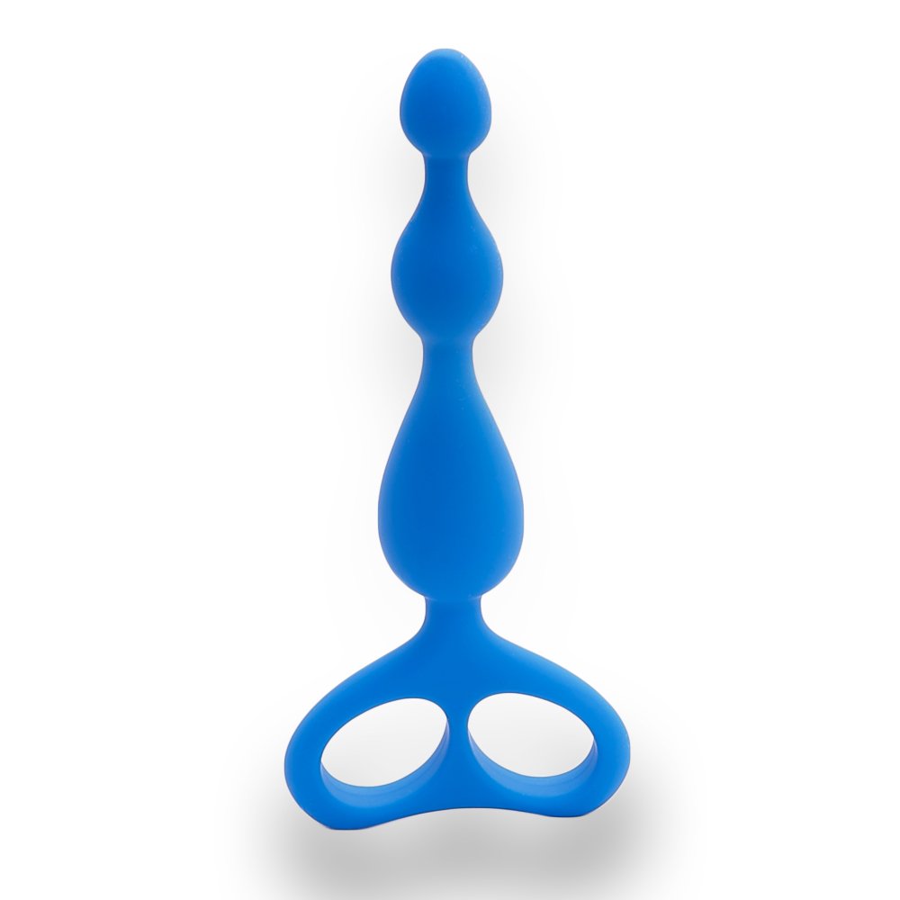 Анальні намиста два кільця, 100% медичний силікон (26477), zoom