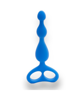 Анальні намиста два кільця, 100% медичний силікон - No Taboo