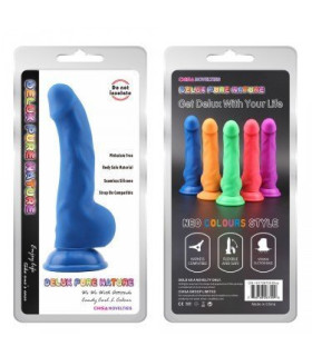 Фаллоимитатор насадка на страпон с мошонкой на присоске 21,7 см, диаметр 4,1 см - No Taboo