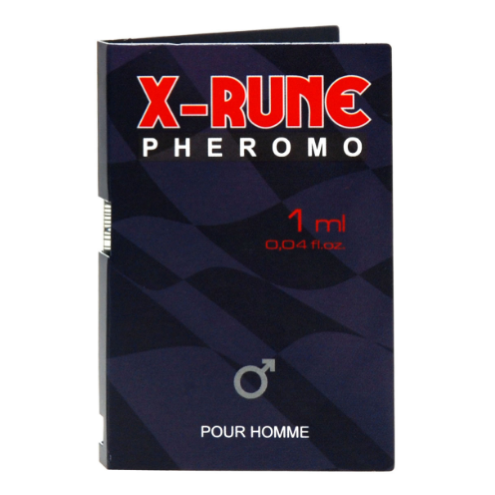 Духи с феромонами мужские X-RUNE MALE PHERO ATTRACTANT pour homme 1ml (25504), zoom