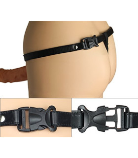 Страпон полый с вибрацией (фаллопротез) Vibrating Unisex 18,5 х 3,8 см - No Taboo