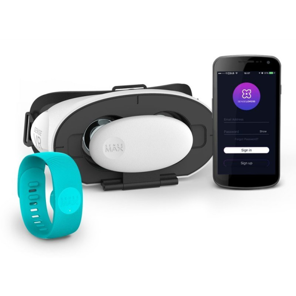 Набор Очки + браслет SENSE MAX Sense Ecosystem, голубой (33070), zoom