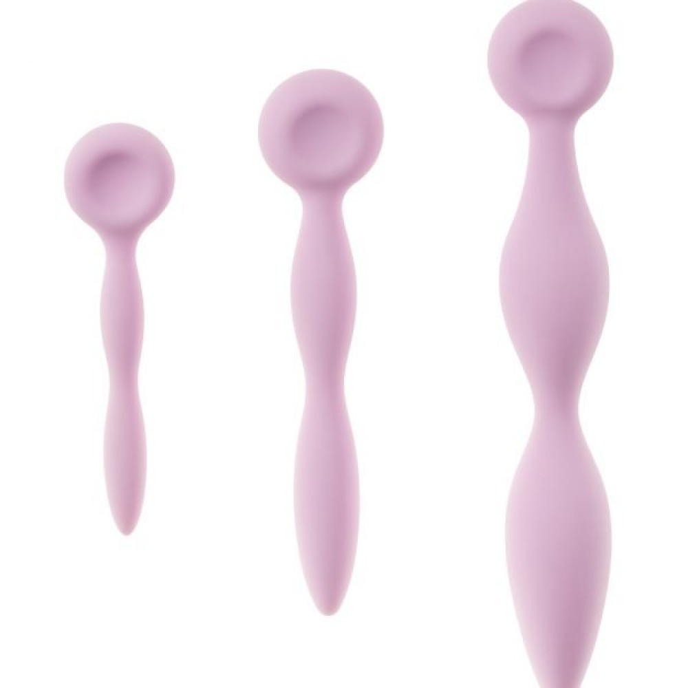 Набір вагінальних тренажерів Femintimate Intimrelax рожевий, 3 шт (26879), zoom