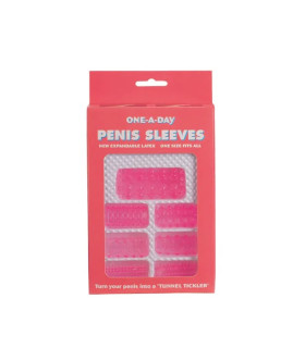 Удлиняющие насадки на член Penis Sleeves 7 шт, розовые - No Taboo
