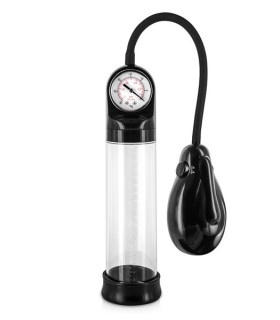 Помпа вакуумная автоматическая Blue Junker с манометром, 21 см х 6 см - No Taboo