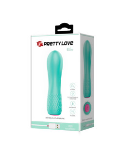 Мини-вибратор Pretty Love Elfin, мятный, 12 х 3 см - No Taboo
