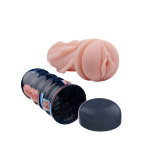 Мастурбатор реалістичний Pretty Love Masturbator Vacuum Cup, в колбі, 18 х 7 см - No Taboo