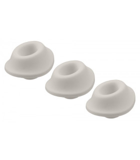 Набор насадок на Womanizer Premium и Classic серые, размер S - No Taboo