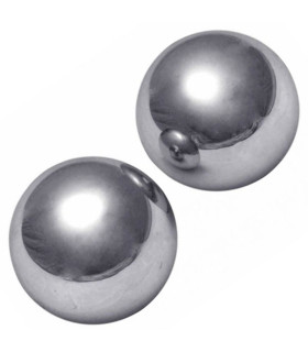 Вагінальні кульки великі, металеві Orgasm Balls, металік, 5 см , 280 г - No Taboo