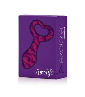 Анальная пробка LoveLife фиолетовая, размер S, 8.8 см х 2.7 см - No Taboo