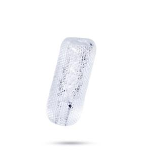 Мастурбатор нереалистичный Chisa с отверстием для вибропули, прозрачный, 12.7 х 5 см - No Taboo