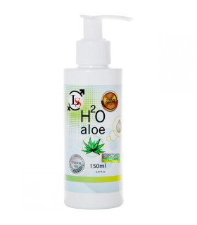 Лубрикант з Алое на водній основі, 150 мл, універсальний H2O Aloe зволожуюча маска для інтимної зони - No Taboo