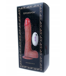 Вибратор реалистичный с подогревом и фрикциями, 21 см х 3.9 см - No Taboo