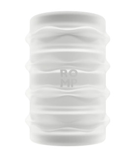 Мастурбатор нереалистичный Romp Mosh двусторонний, прозрачный, 6.35 см х 3.81 см - No Taboo