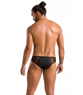 Мужские трусы слипы Passion Men Slip Timmy, L/XL, черные - No Taboo