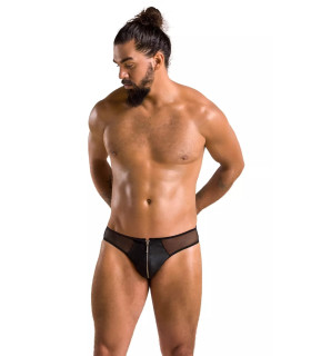 Мужские трусы слипы Passion Men Slip Timmy, L/XL, черные - No Taboo