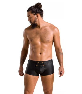 Сексуальні чоловічі труси Passion Men Patrick, L/XL, із заклепками, чорні - No Taboo