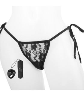 Вибратор в трусики The Screaming O с пультом, на батарейках и трусиками в комплекте, черный - No Taboo