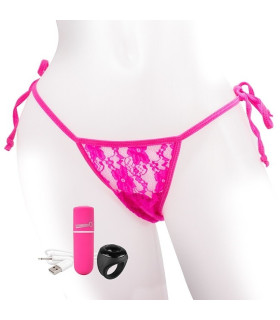 Вибратор в трусики The Screaming O с пультом и трусиками в комплекте, розового цвета - No Taboo