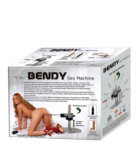 Секс-машина 360 градусов Bendy Love Machine с насадками - No Taboo
